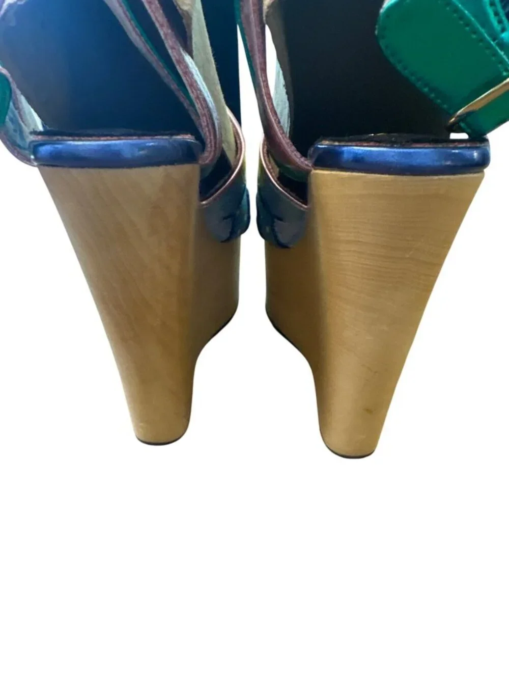 Irregular Choice Funshine 70s Rainbow Wedge Platform Sandals 7 38 Heels Retro - Picture 7 of 10
